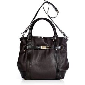 👜🍫 SUPER SALE!! Authentic Dark Brown Leather Burberry Golderton Tote 🍫👜